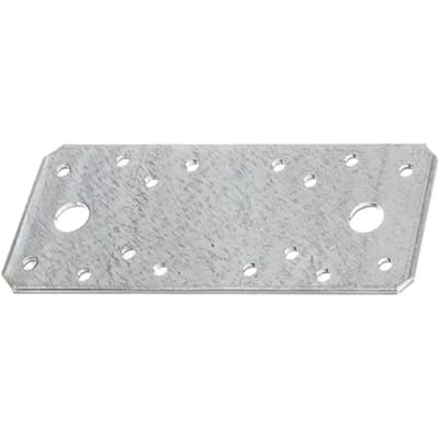 Alberts Verbindingsplaat - Verzinkt Staal - 133x55x2,5mm