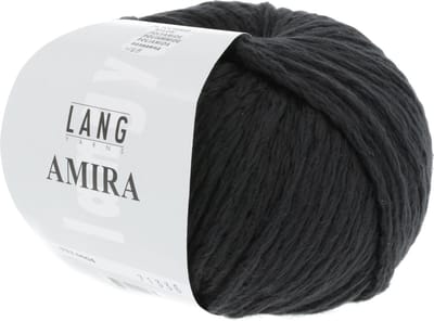 Lang Yarns Amira - 04 zwart - Katoen Garen
