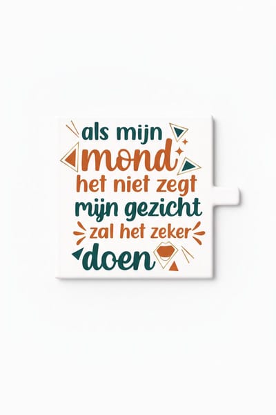 Tegel met Uniek Design | Ontwerp Jouw Eigen Tegel | Handgemaakt Cadeau voor Elk Interieur | Gepersonaliseerd op Aanvraag | Enkel of Grote Bestelling