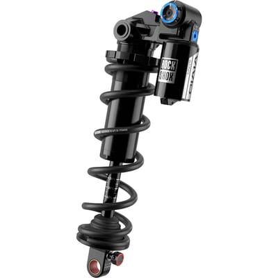 Rockshox Vivid Coil Ultimate Dh Rc2 D1 Trunnion/standard Schokdemper Zilver 75 mm / 225 mm