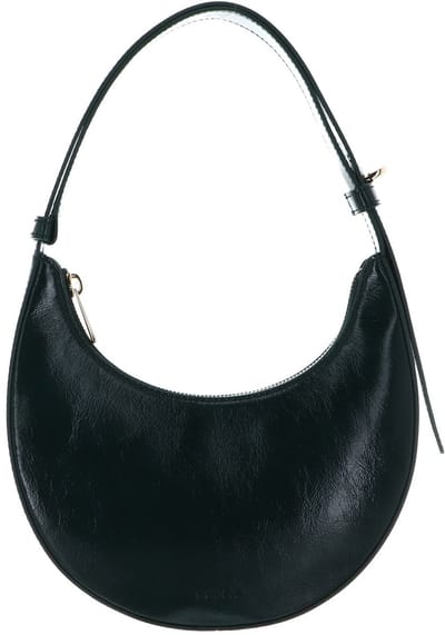 FURLA Leren schoudertas avondtas Delizia Mini Shoulder Bag Botanical Green donkergroen