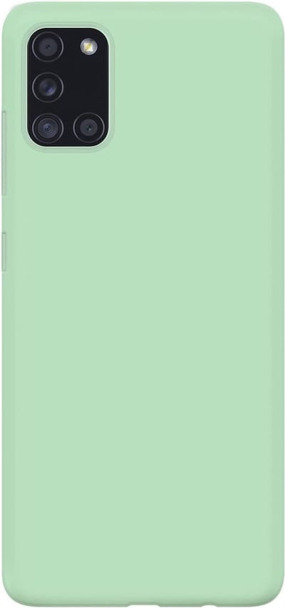 xoxo Wildhearts siliconen hoesje geschikt voor Samsung Galaxy A21s - Groen gekleurd hoesje - Pantone kleur - Backcover - verkrijgbaar in verschillende kleuren - Groen