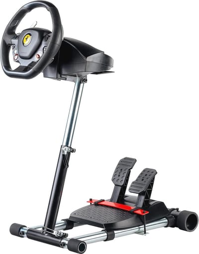 Stuurwielstandaard en pedalen voor Thrustmaster SPIDER, T80, T100, T150, F458, F430 – Zwart