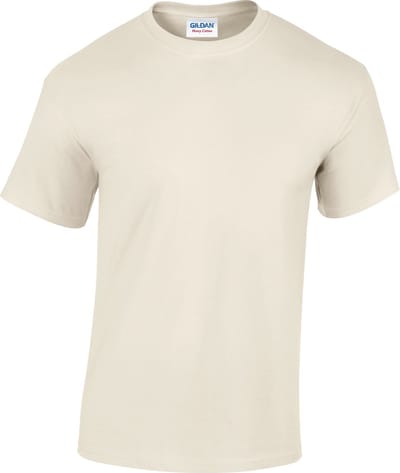 Gildan Heavy Cotton™Classic Fit Adult T-shirt GI5000 - Natural - XXL
