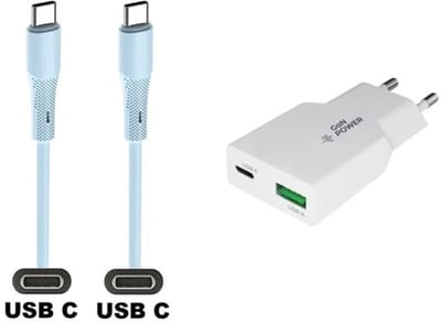 25W super snellader met 2 poorten + 1,0m USB C naar C kabel. Universele PD PPS lader. Compacte GaN oplader adapter past op Google Pixel 1, 2, 2XL, 3, 3XL, 3a, 3a XL, 4, 4XL, 4a, 5, 5a, 6a, 7, 7 Pro, 8, 8a, 8 Pro, 9, 9 Pro, 9 Pro XL, 9 Fold, C, XL