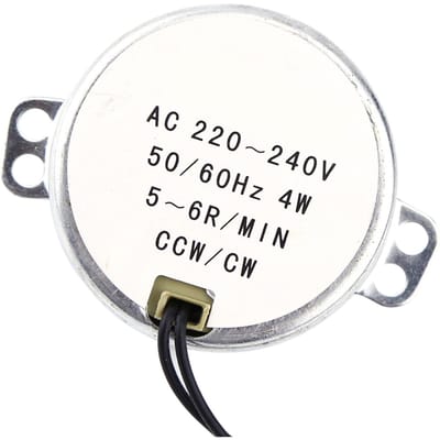 1 stuks 220240V AC Synchrone Motor Reductiemotor 4W CWCCW(56RPM)