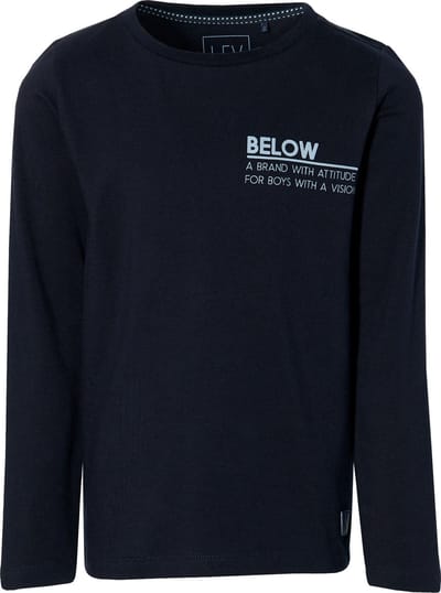 Levv boys - Shirt Kadir - Dark Blue - maat 176