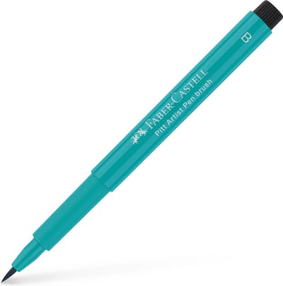 Faber-Castell brushpen - tekenstift - Pitt Artist Pen - kobaltgroen - FC-167456