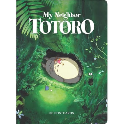 Kaartenboek: Studio Ghibli, Mijn Buurman Totoro: 30 Postkaarten, Papieren Achterkant