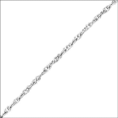 Aramat Jewels -ketting- zilveren ketting dames-Singapore -40cm-1.2mm