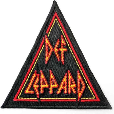 Def Leppard - Tri-Logo Patch - Zwart