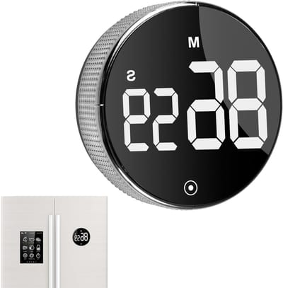 Digitale Keuken Timer met LED Display en Verstelbaar Volume voor Koken, Bakken en Fitnessactiviteiten