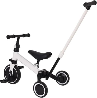 3-in-1 Loopfiets en Driewieler voor Kinderen (1-5 Jaar) - Meegroeiende Loopfiets voor Peuters en Dreumesen