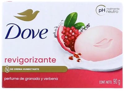 Dove Fresh Touch Revigorizante Zeepbar Granaatappel 90 g – Milde Reiniging voor Handen & Lichaam