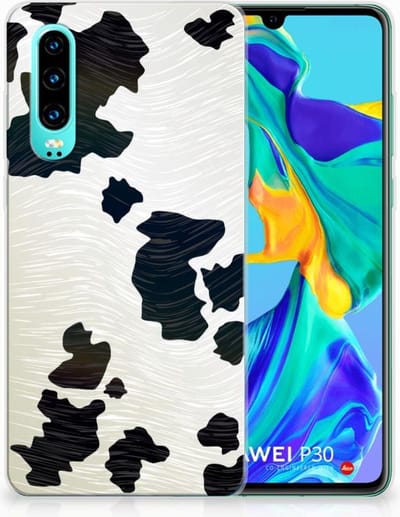 Huawei P30 TPU Hoesje Koeienvlekken
