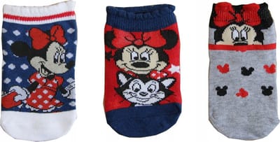 Minnie Mouse - baby sokken Disney Minnie Mouse - 3 paar - maat 0-6 maanden