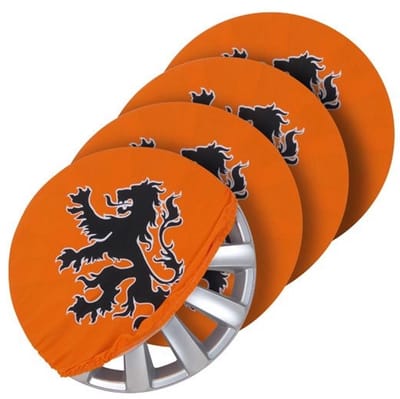 Happy Cappy Wieldophoezen - Oranje Leeuw – Set van 4 – 13 t/m 16 inch - EK / WK Nederlands elftal