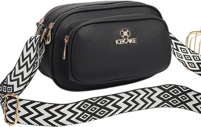 Bovista Schoudertas - Dames - Heren - Crossbodytassen - Slingbag - Bag - Nektas - Nektasje - Messenger - Crossbody - Zwart