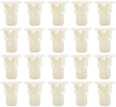 Dailygoody - Onderlichaam Cover Bevestiging Clip - 20 Stuks - Wit - Decoratieve Clips - Vervangingsset - OE:07147201307