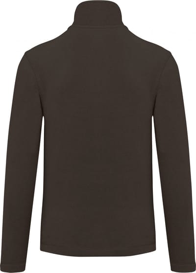 Kariban Microfleece met rits heren K911 - Chocolate - S