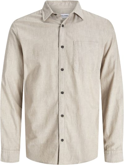 JACK&JONES ESSENTIALS - JJECLASSIC MELANGE SHIRT L/S NOOS Heren Overhemd
