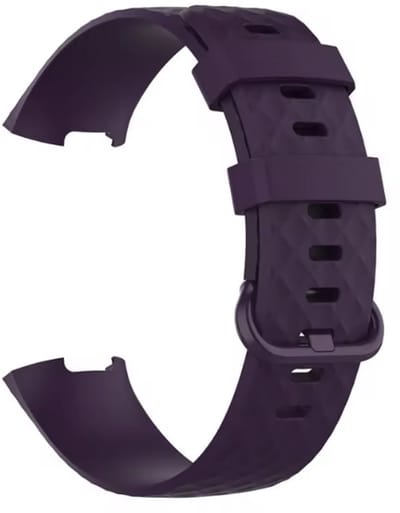 CHPN - Horlogebandje - Bandje geschikt voor Fitbit - Fitbit charge 4 - Sportbandje - Paars - S - Horlogeband - Excl. fitbit - Armband - Polsband