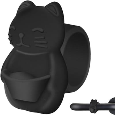 Deur Vingerbescherming - Deurstopper Kussen - Voorkomt Dichtslaan - Geluiddempend Siliconen - 5x6.5x6.5 cm - Zwart