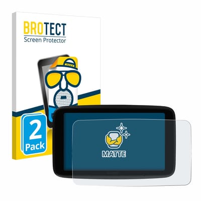 BROTECT - Screenprotector voor TomTom GO Superior 6" - Folie Beschermfolie matte 2 Stuks