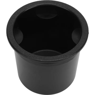 73mm Bekerhouder Inzetstuk Stille Gevoerde Voering Auto Fleshouder Adapter Interieuraccessoires voor Boot Bank Ponton black