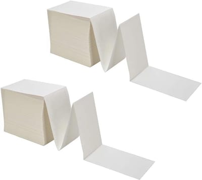 Directe Thermische Verzendetiketten Wit Geperforeerd 4x6 Inch, 2 Stapels 2000 Stuks