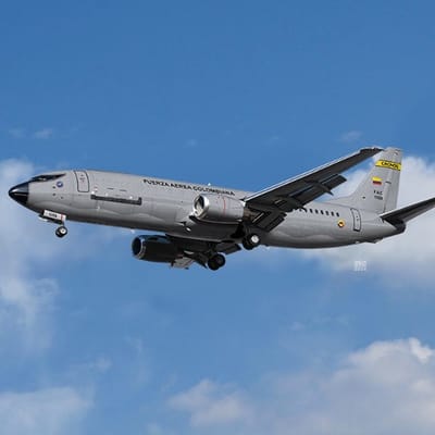 Academy Modelbouwpakket Vliegtuigen - 12639 Boeing 737 - Colombian Air Force - Vliegtuig Plastic - 1:144 - Modelbouw