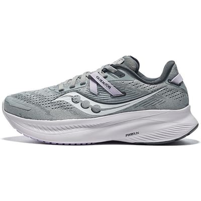Saucony Guide 16 Comfortabele Stoffen Demping Ademend Laag Uitgesneden Marathon Hardloopschoenen Dames sneaker Grijs Paars S10810-22 35.5 gray