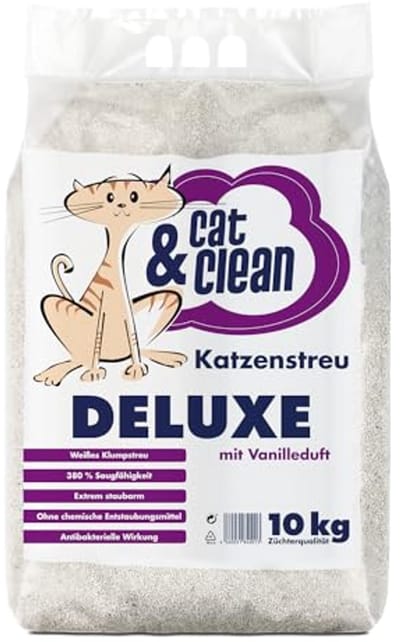 Deluxe kattenbakvulling met vanillegeur 10 kg