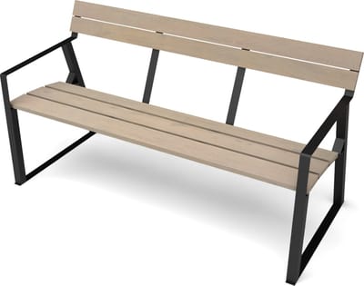 Setti zwart bank 680x1500x800 mm Geroba