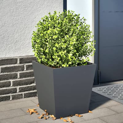 vidaXL - Plantenbak - 40x40x40 - cm - staal - antracietkleurig