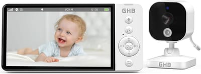 Baby Camera Monitor - Baby Bewaking - Kind in de gaten - IPS HD Beeldscherm - 5 inch scherm