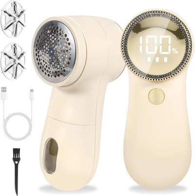 Elektrisch Anti-Pilling Scheerapparaat met LCD-display en Oplaadbare Type-C-kabel - Ideaal voor Kleding en Meubels