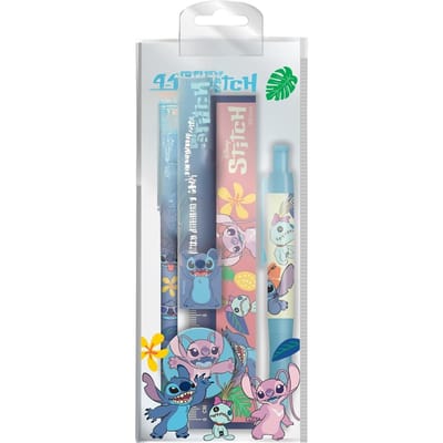 Lilo & Stitch Basis Schrijfwaren Set One Size zwart