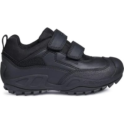GEOX NEW SAVAGE ABX JONGENS Veterschoenen - ZWART - Maat 36