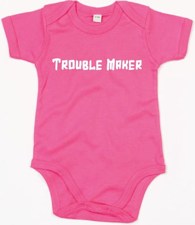 Rompertje Troublemaker-Fuchsia-0-3 Maanden