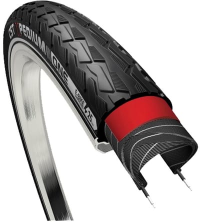 Buitenband CST Xpedium One 28 x 1 1/2 / 40-635mm - zwart met reflectie