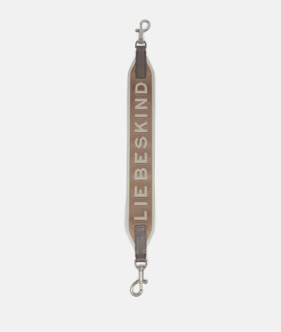 LIEBESKIND BERLIN Schouderriem Accessoires voor tassen Fancy Strap Classic Short Strap Wood Taupe