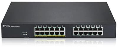 24-poorts PoE-switch met 130 Watt - Slimme Hybrid Mode Switch voor Rackmount