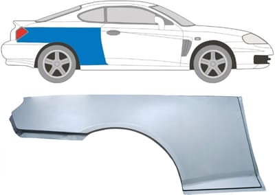 Reparatiepaneel achterspatbord voor Hyundai Coupe 2001-2009 / Rechts / COUPE