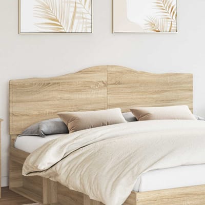 vidaXL Hoofdbord Sonoma Eiken Bewerkt hout