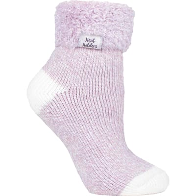 Heat Holders - Thermisch gevoerde bedsokken voor dames - Lichte Mauve (S Tot)