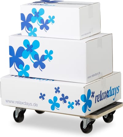 meubelhondje met rem - tot 400 kg - antislip - 11,5 x 58 x 30 cm - zwart