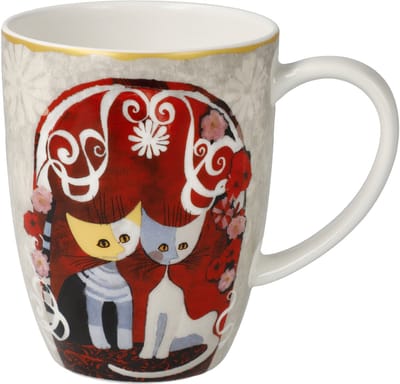 Goebel - Rosina Wachtmeister | Koffie / Thee Mok Templi dell amore | Beker - porselein - 400ml - 2 stuks