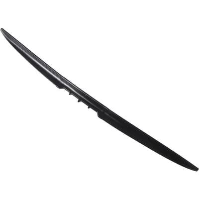 Becquet de coffre arrière 134,5 cm Flux d'air amélioré Vitesse améliorée Style fibre de carbone Look élégant Aile de becquet de couvercle de coffre pour black