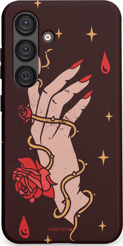 Casetastic Hoesje Geschikt voor Samsung S25 - Stijlvolle Beschermende Duo-layer Case - Hartslag van tijd
